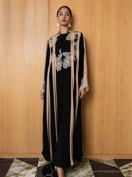 Black & beige