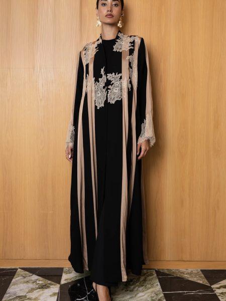 Black & beige